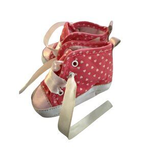 Newborn Child Of Mine By Carters Pink Heart Baby Shoes